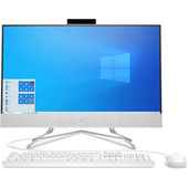 HP 24-df0100n 60,5 cm (23.8") 1920 x 1080 Pixel Intel® Core™ i3 di decima generazione 8 GB DDR4-SDRAM 256 GB SSD Windows 10 Home Wi-Fi 5 (802.11ac) PC All-in-one Bianco