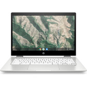 HP Chromebook x360 14b-ca0007nl 35,6 cm (14") 1920 x 1080 Pixel Touch screen Intel® Celeron® 4 GB LPDDR4-SDRAM 64 GB eMMC Wi-Fi 5 (802.11ac) Chrome OS Bianco