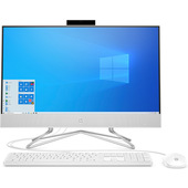 HP 24-df0096n 60,5 cm (23.8") 1920 x 1080 Pixel Intel® Core™ i3 di decima generazione 8 GB DDR4-SDRAM 256 GB SSD Windows 10 Home S Wi-Fi 5 (802.11ac) PC All-in-one Bianco
