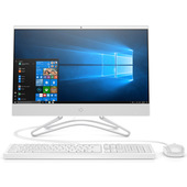 HP 22-c0037nl 54,6 cm (21.5") 1920 x 1080 Pixel 8 GB DDR4-SDRAM 128 GB SSD Windows 10 Home Wi-Fi 5 (802.11ac) PC All-in-one Bianco